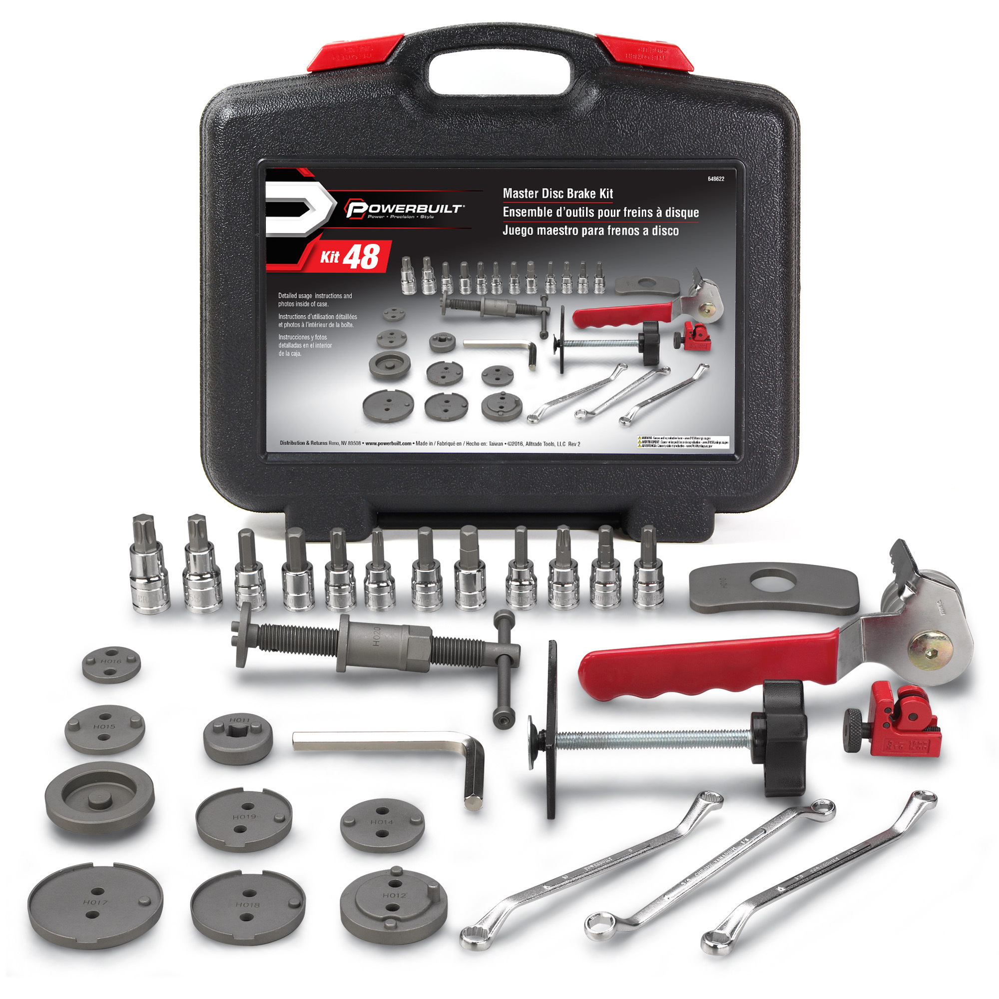 Powerbuilt, Master Disc Brake Set, Model# 648622